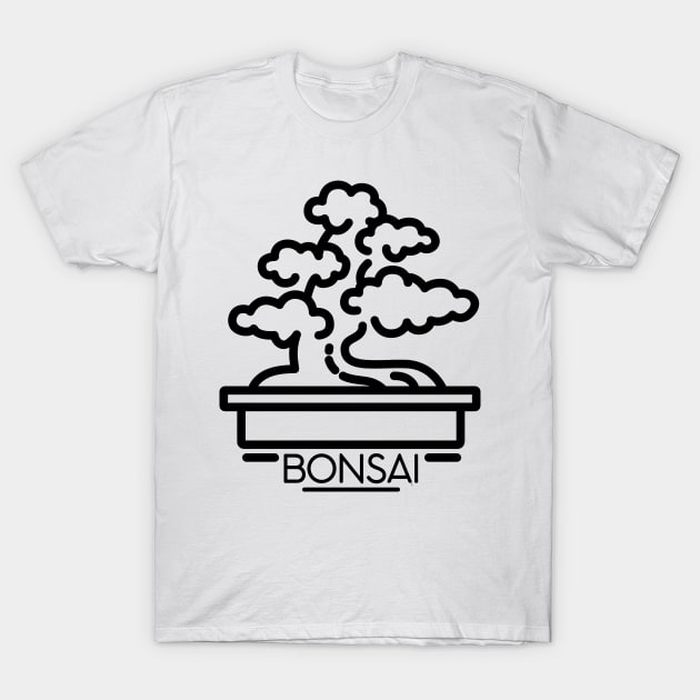 Bonsai Tree T-Shirt by Teequeque